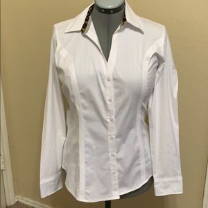 Express White Button Up Shirt